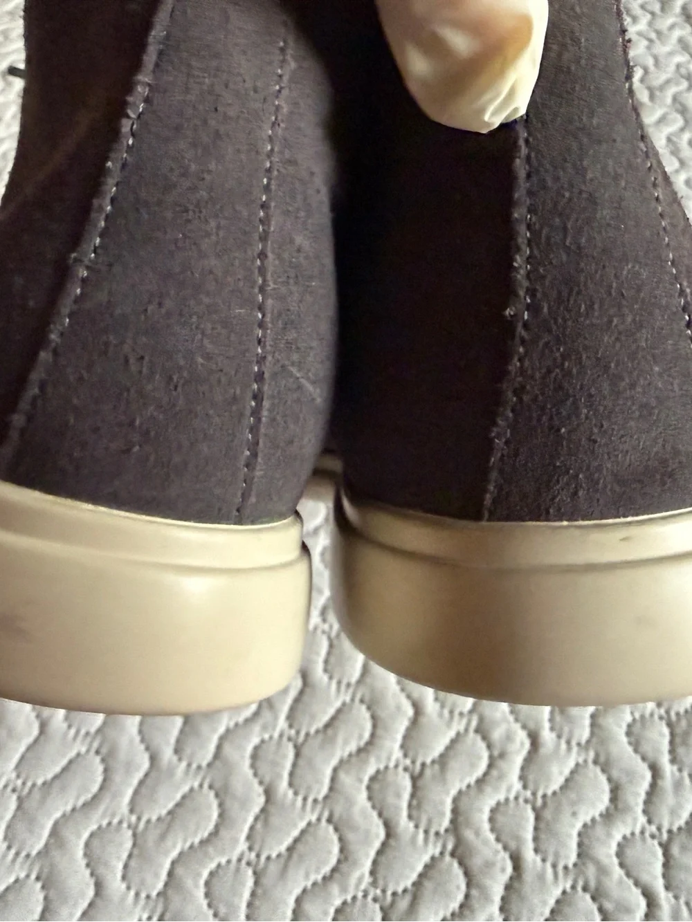 1901 Men's Gray Suede Leather Chukka Desert Boots Lace Up Size 9.5